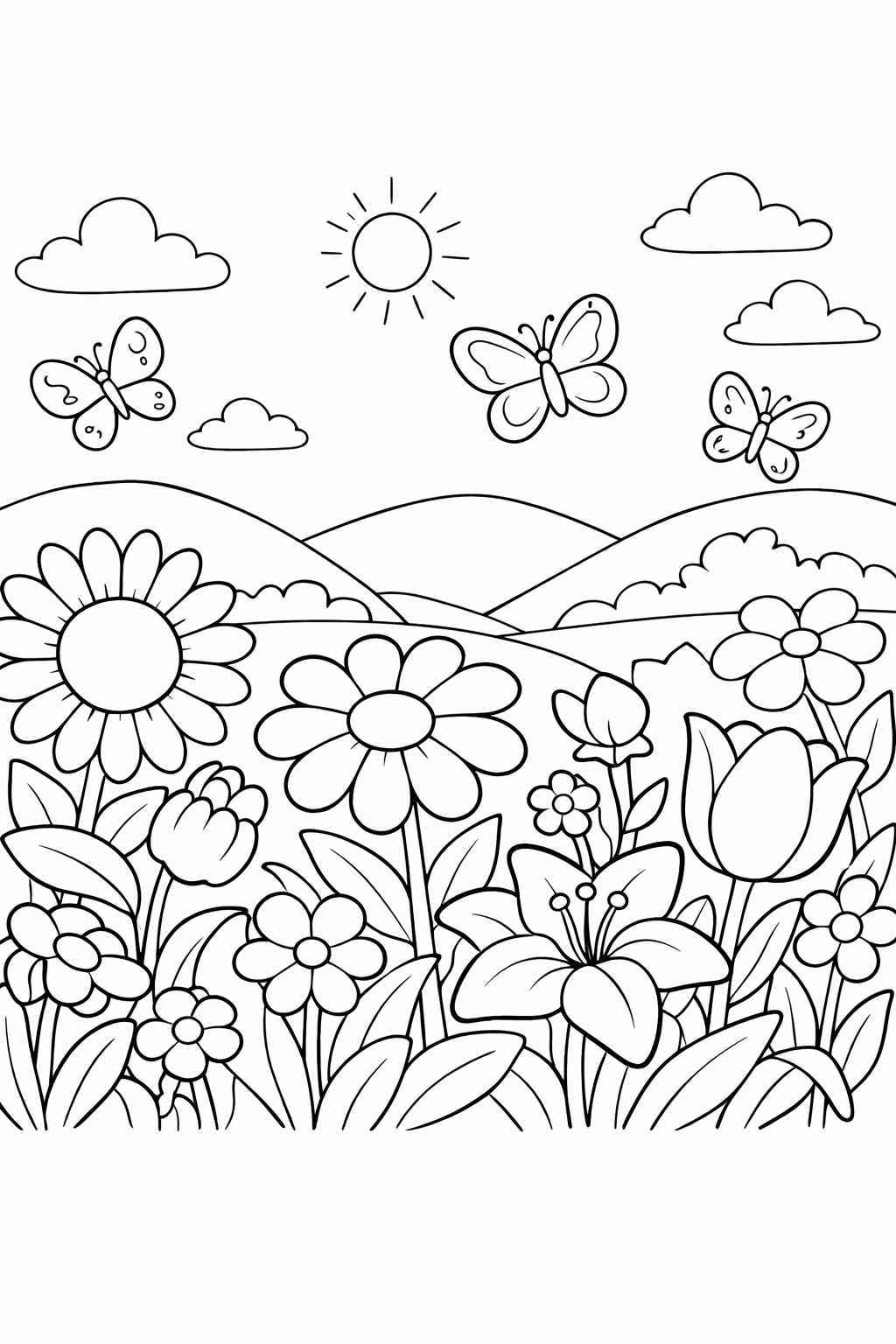 Desenho de Natureza Desenho Colorir Imprimir 11 (2)