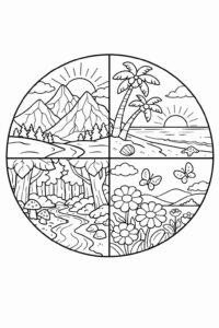 Desenho de Natureza Desenho Colorir Imprimir 12 (2)