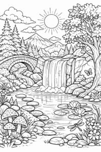 Desenho de Natureza Desenho Colorir Imprimir 13 (2)