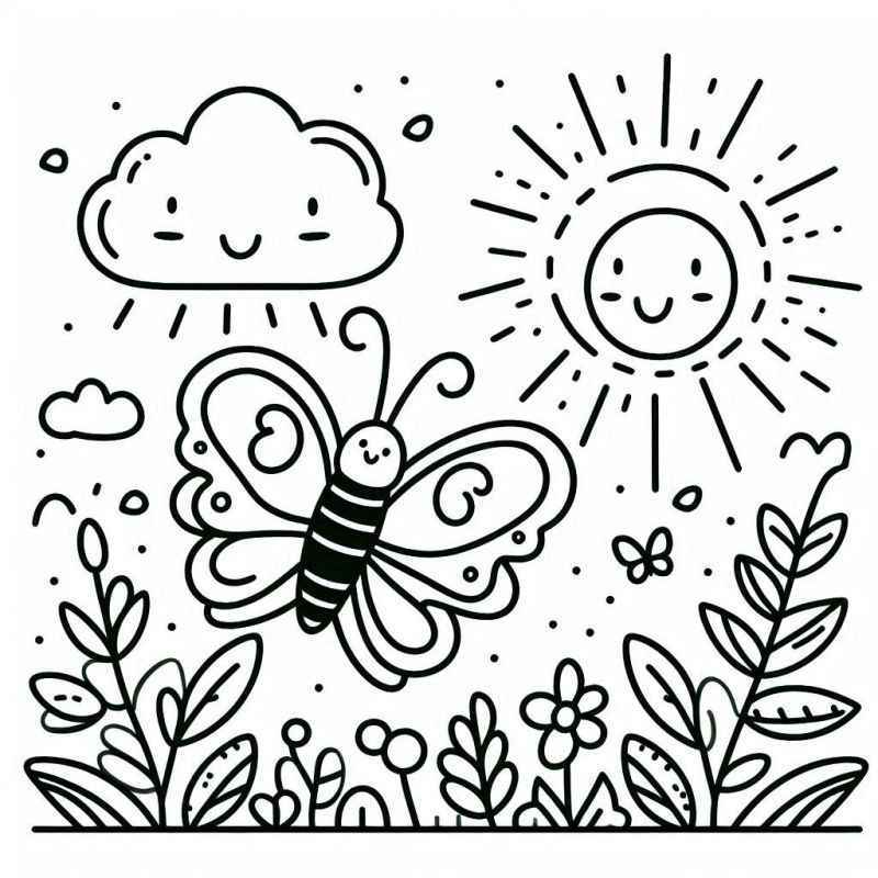 Desenho de Natureza Desenho Colorir Imprimir 14 (2)