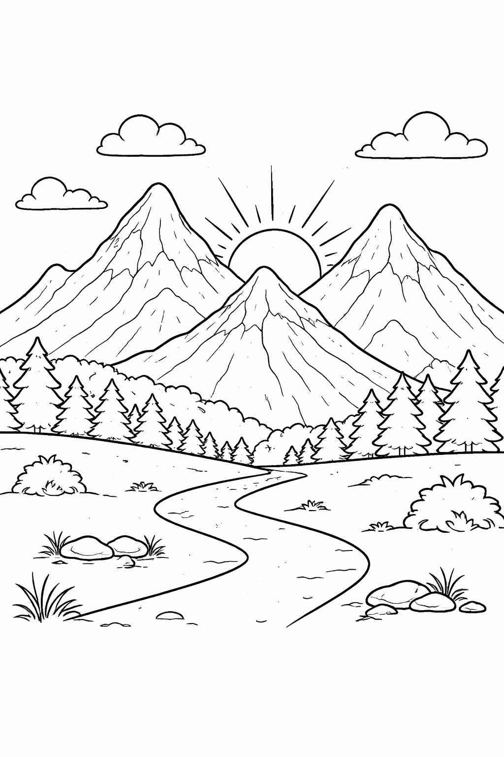 Desenho de Natureza Desenho Colorir Imprimir 16 (2)