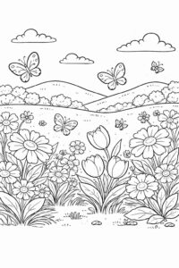 Desenho de Natureza Desenho Colorir Imprimir 18 (2)