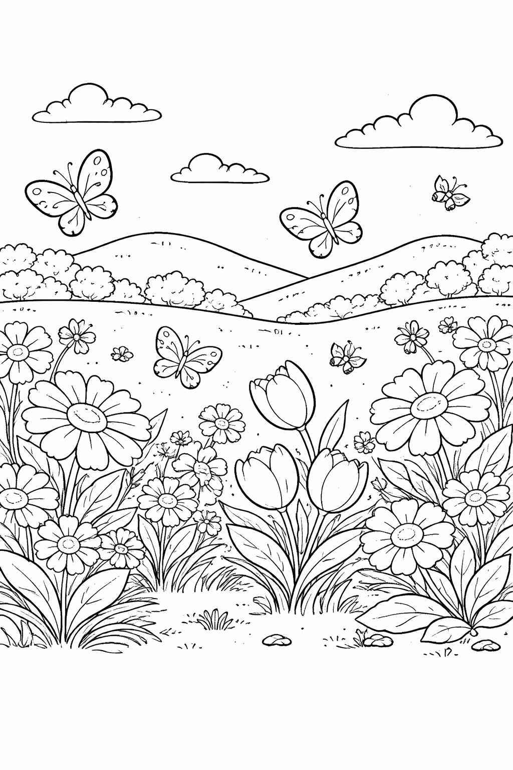 Desenho de Natureza Desenho Colorir Imprimir 18 (2)