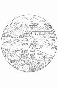 Desenho de Natureza Desenho Colorir Imprimir 20 (2)