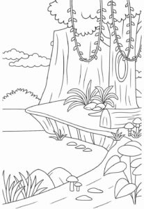 Desenho de Natureza Desenho Colorir Imprimir 22 (2)