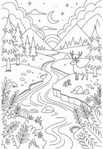 Desenho de Natureza Desenho Colorir Imprimir 23 (2)