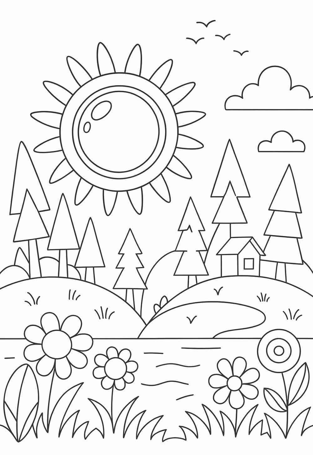 Desenho de Natureza Desenho Colorir Imprimir 24 (2)
