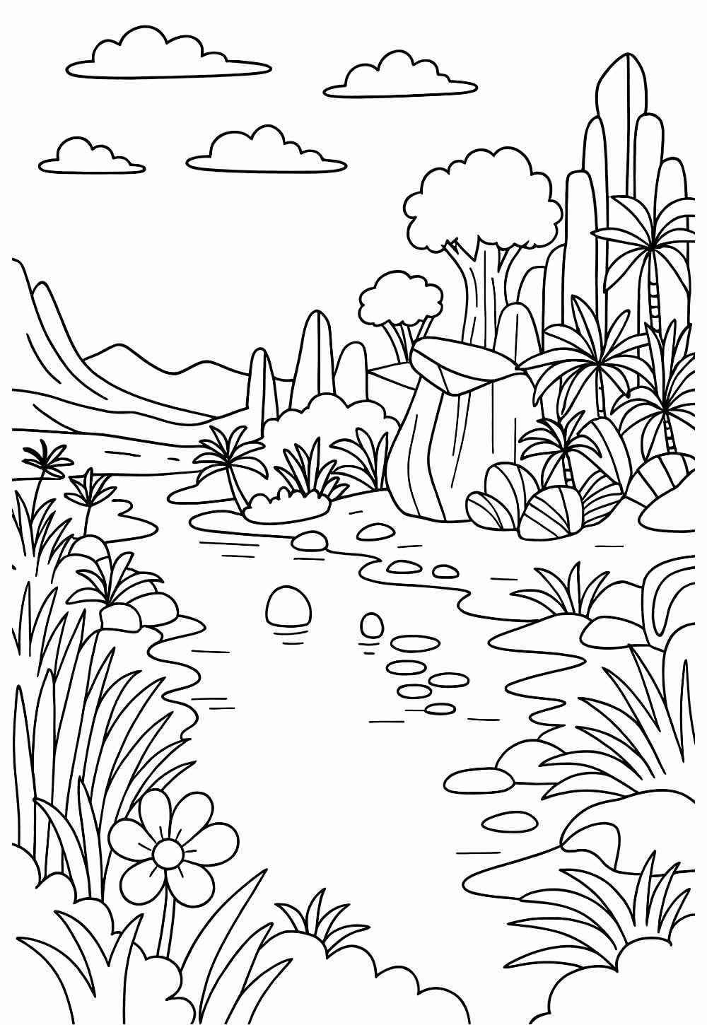 Desenho de Natureza Desenho Colorir Imprimir 26 (2)