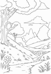 Desenho de Natureza Desenho Colorir Imprimir 27 (2)