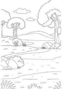 Desenho de Natureza Desenho Colorir Imprimir 28 (2)