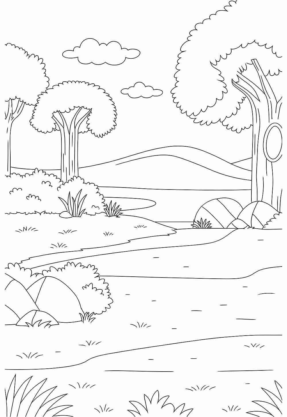 Desenho de Natureza Desenho Colorir Imprimir 28 (2)