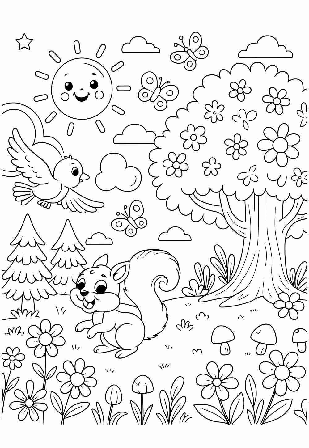 Desenho de Natureza Desenho Colorir Imprimir 30 (2)