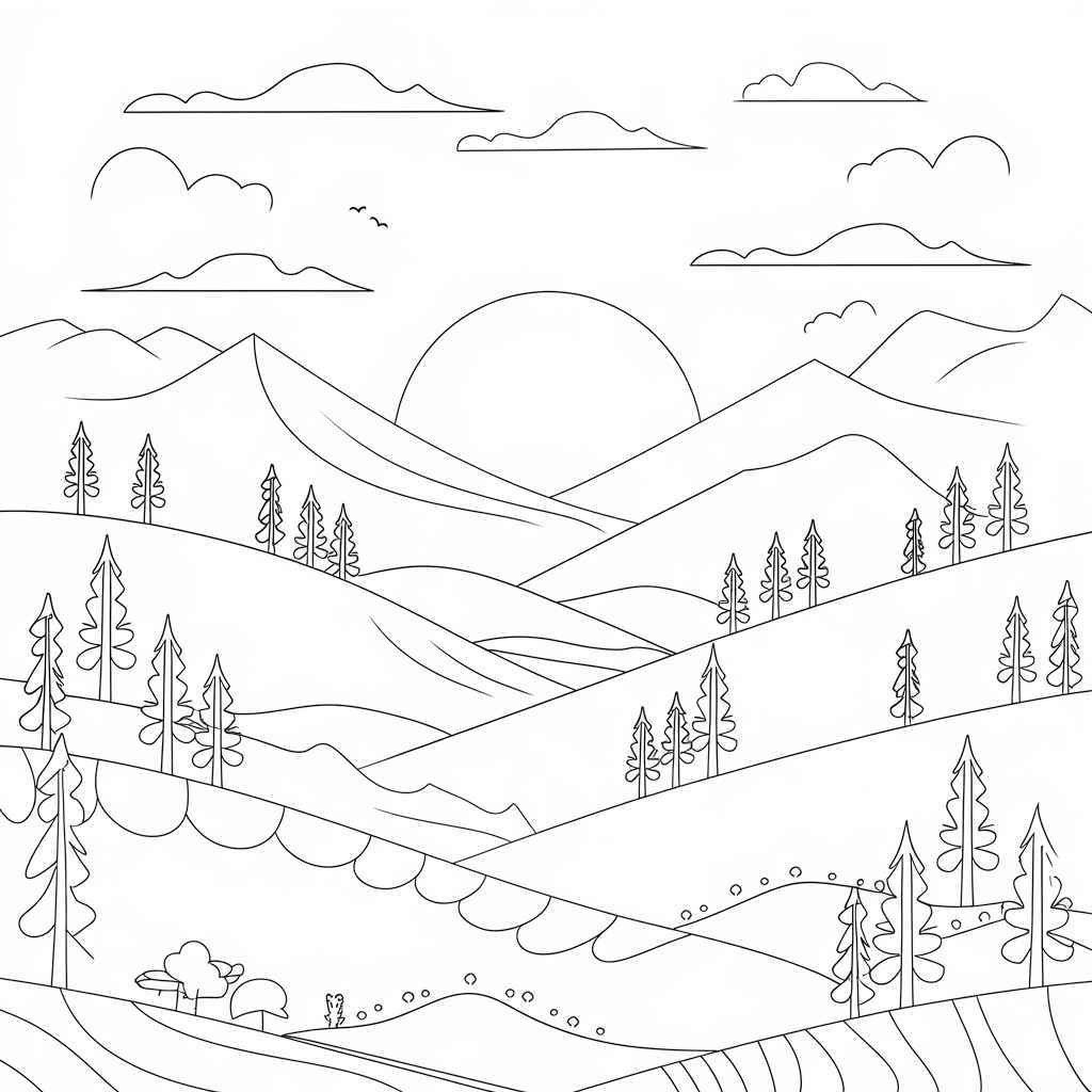 Desenho de Natureza Desenho Colorir Imprimir 33 (2)