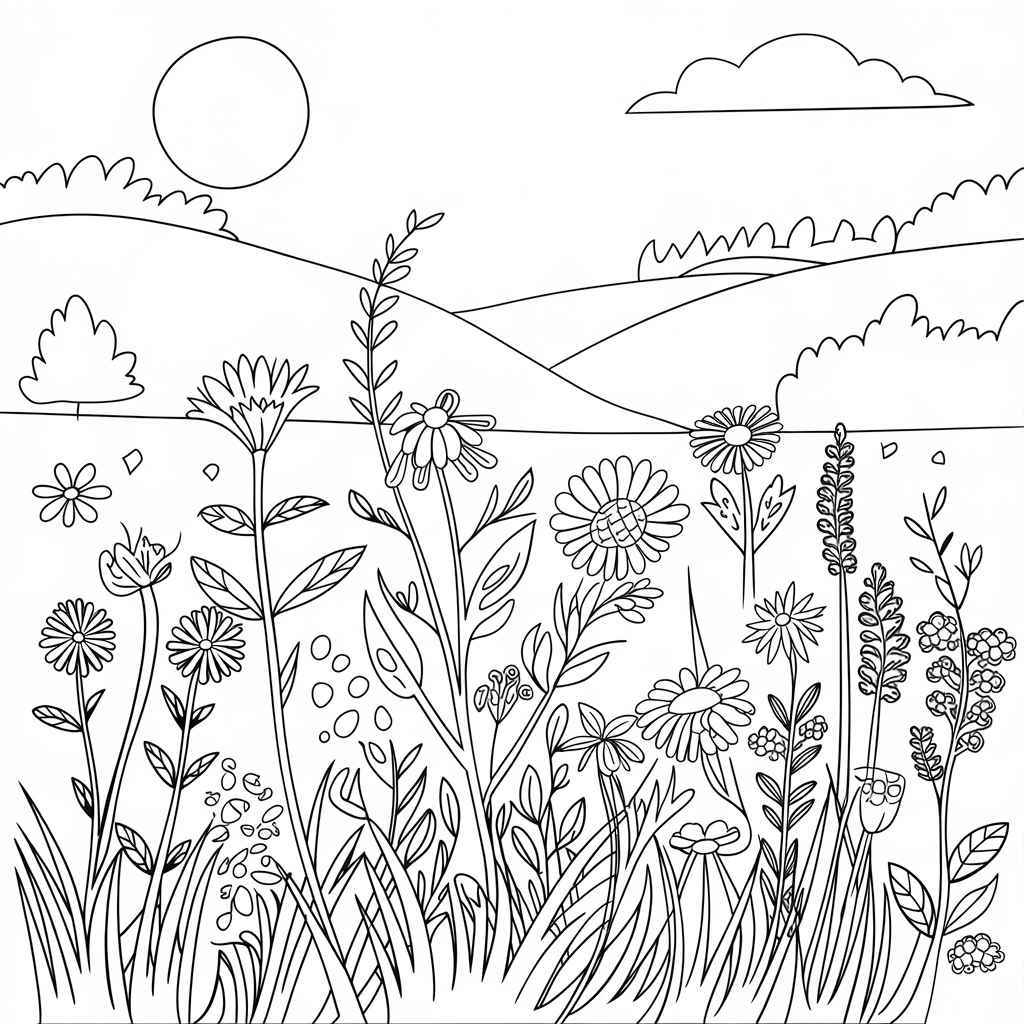 Desenho de Natureza Desenho Colorir Imprimir 35 (2)