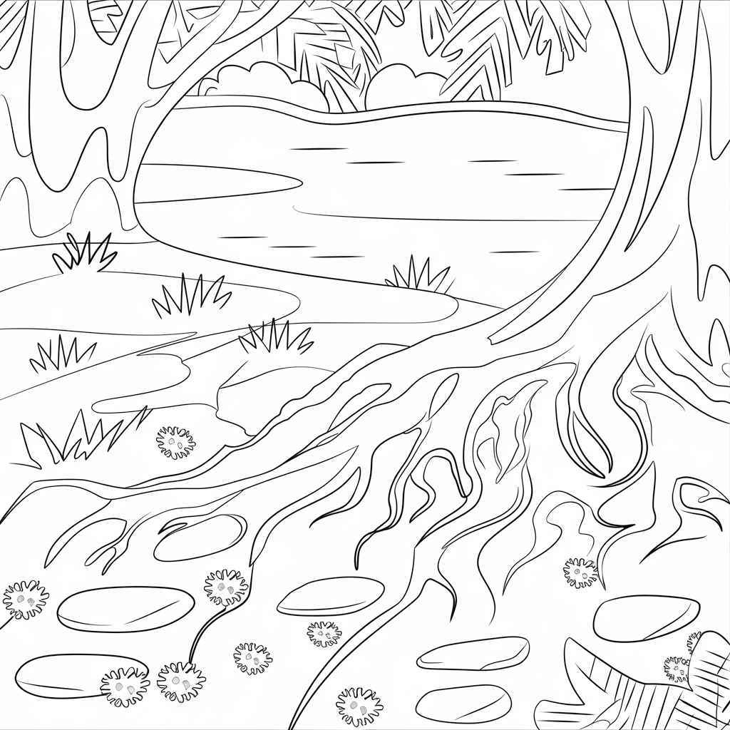 Desenho de Natureza Desenho Colorir Imprimir 38 (2)