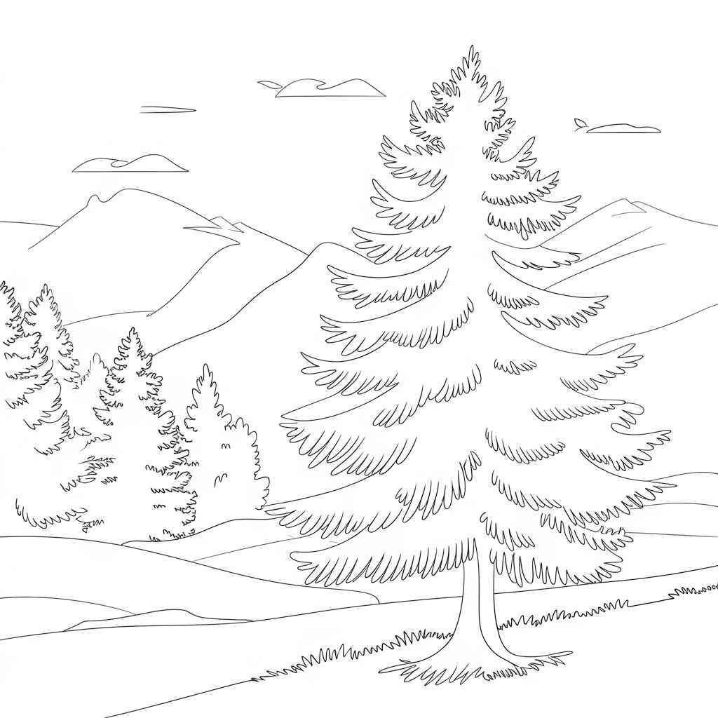 Desenho de Natureza Desenho Colorir Imprimir 41 (2)