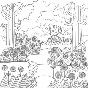 Desenho de Natureza Desenho Colorir Imprimir 44 (2)