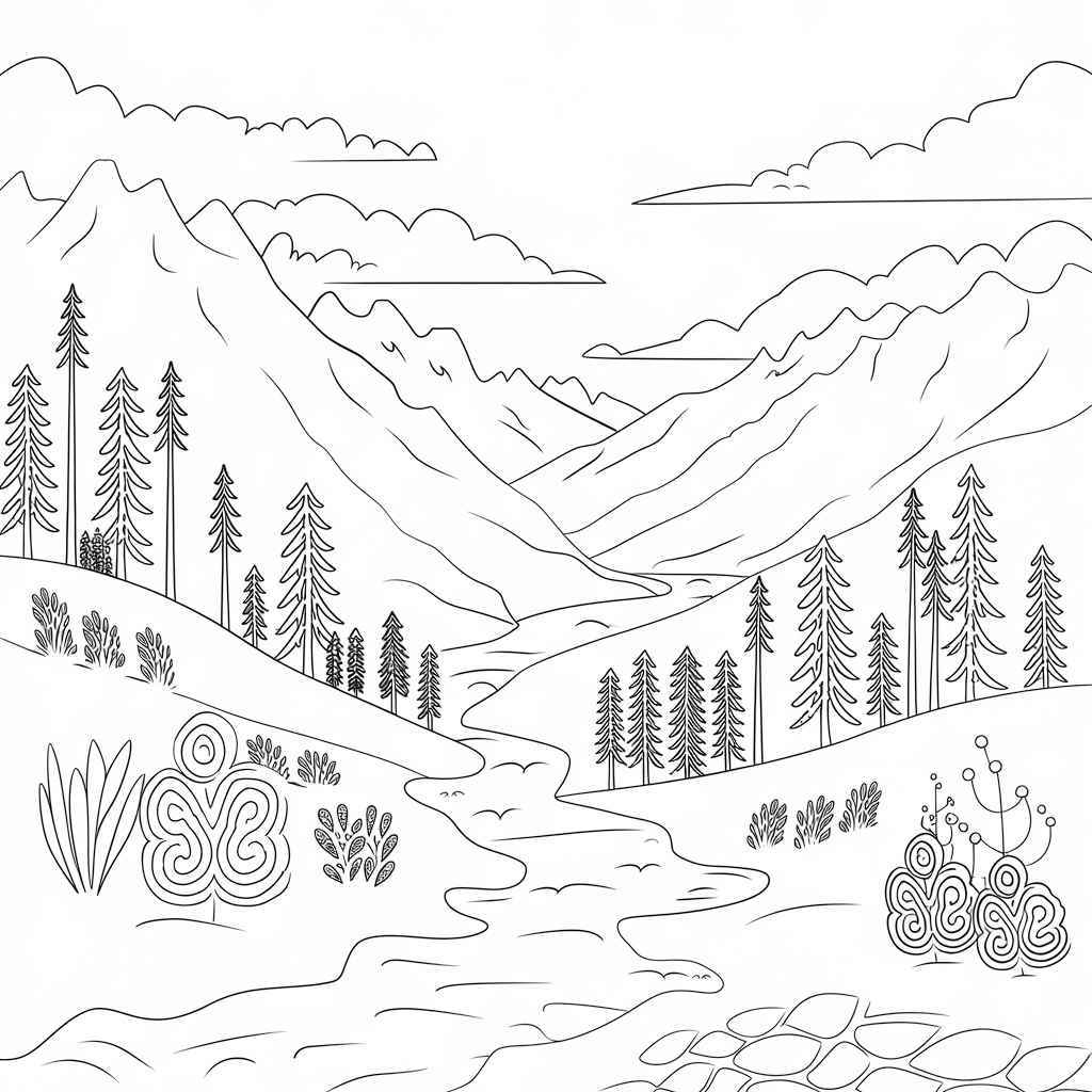 Desenho de Natureza Desenho Colorir Imprimir 47 (2)