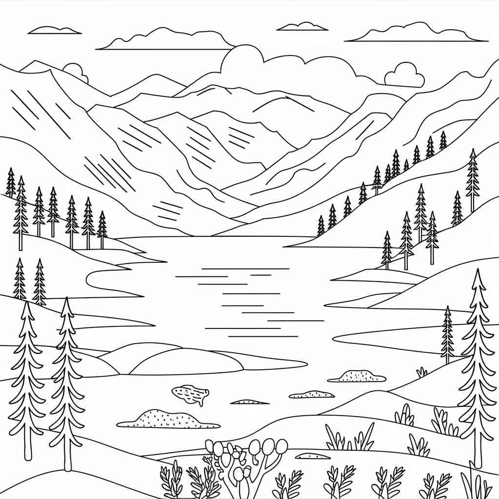 Desenho de Natureza Desenho Colorir Imprimir 50 (2)