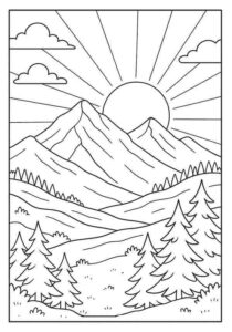 Desenho de Natureza Desenho Colorir Imprimir 56 (2)