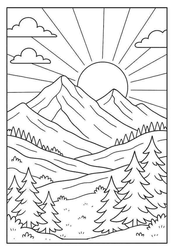Desenho de Natureza Desenho Colorir Imprimir 56 (2)