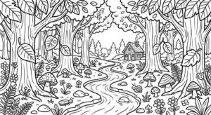 Desenho de Natureza Desenho Colorir Imprimir 57 (2)