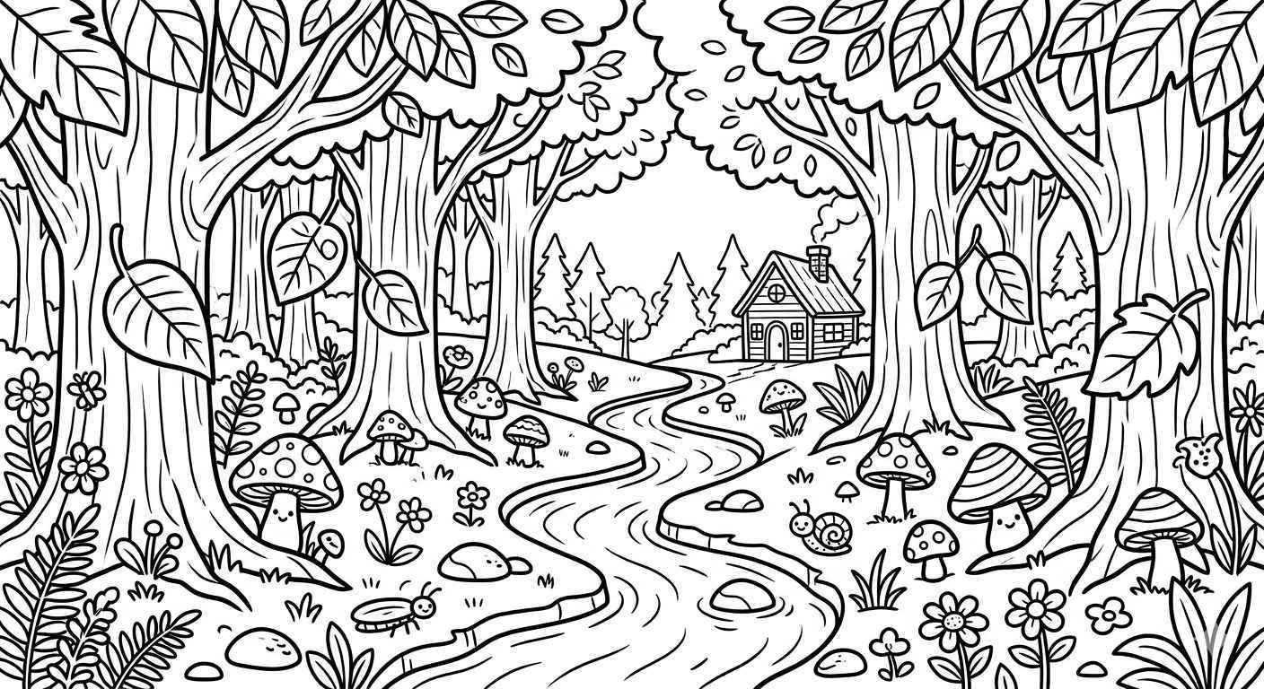 Desenho de Natureza Desenho Colorir Imprimir 57 (2)