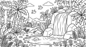 Desenho de Natureza Desenho Colorir Imprimir 58 (2)