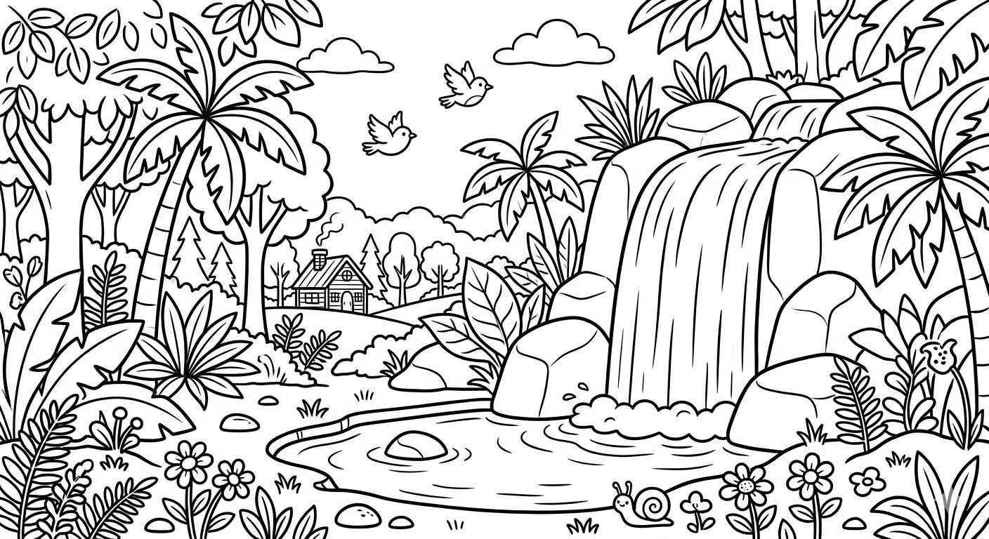 Desenho de Natureza Desenho Colorir Imprimir 58 (2)