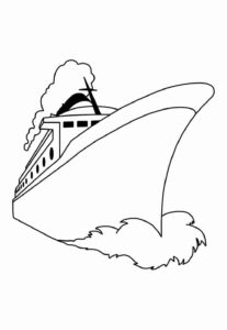 Desenho de Navio Desenho Colorir Imprimir 09
