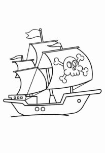 Desenho de Navio Desenho Colorir Imprimir 11