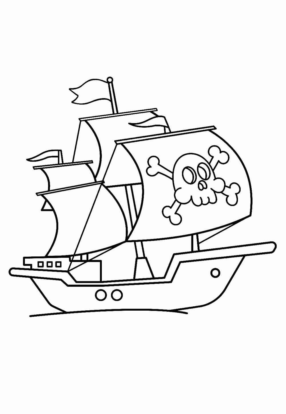 Desenho de Navio Desenho Colorir Imprimir 11