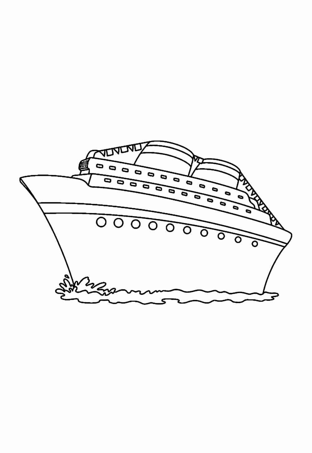 Desenho de Navio Desenho Colorir Imprimir 15