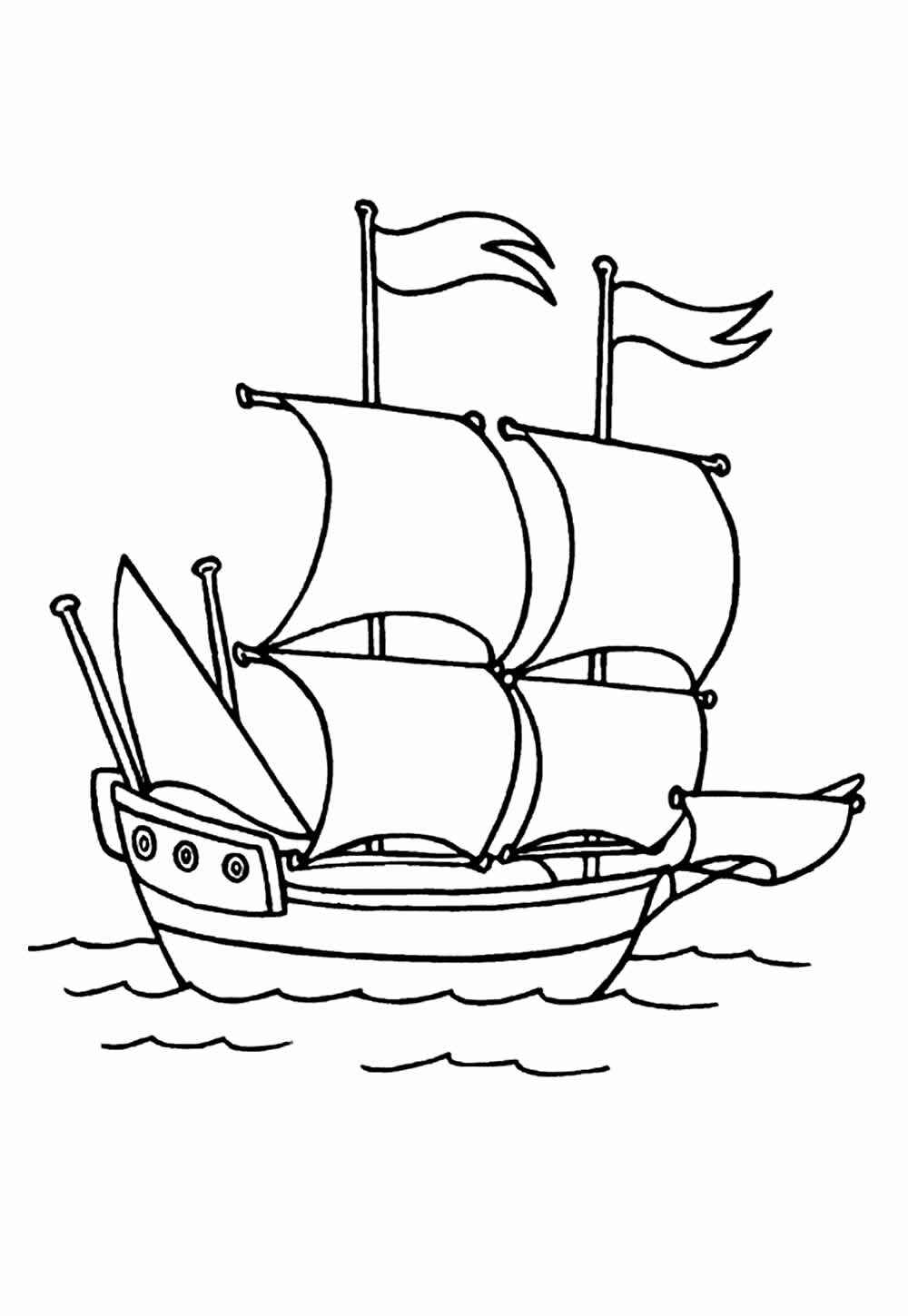 Desenho de Navio Desenho Colorir Imprimir 20