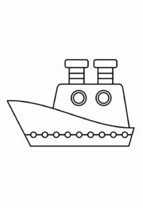 Desenho de Navio Desenho Colorir Imprimir 23