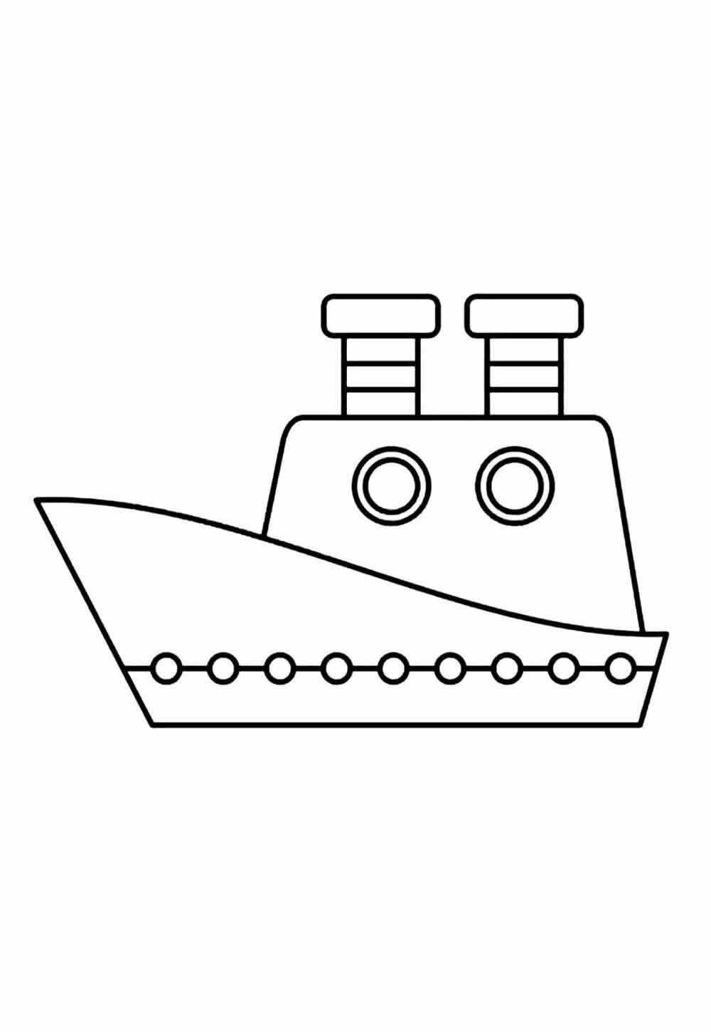Desenho de Navio Desenho Colorir Imprimir 23