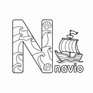 Desenho de Navio Desenho Colorir Imprimir 24