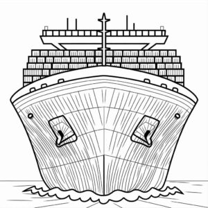 Desenho de Navio Desenho Colorir Imprimir 32