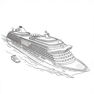 Desenho de Navio Desenho Colorir Imprimir 35