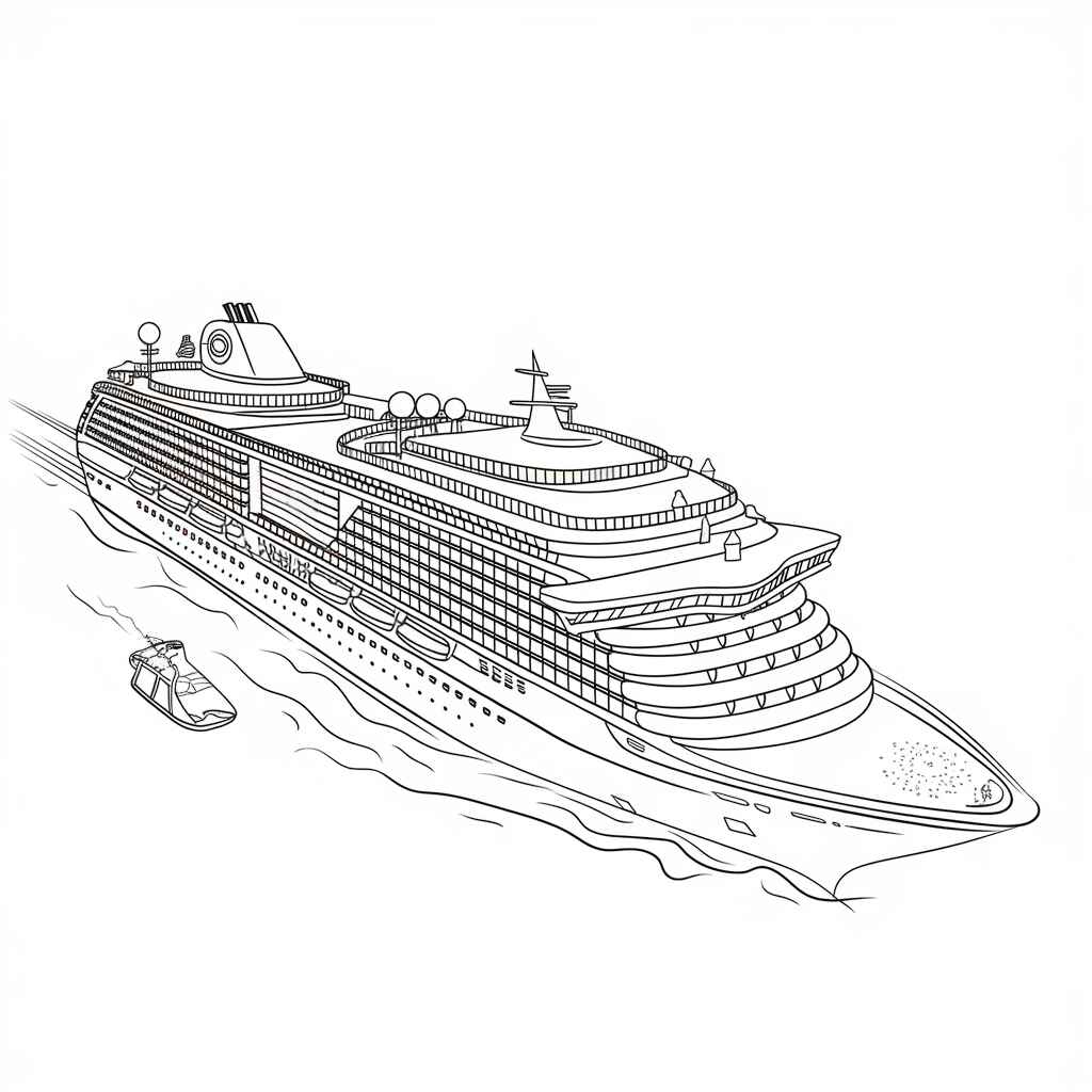 Desenho de Navio Desenho Colorir Imprimir 35