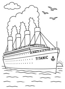 Desenho de Navio Desenho Colorir Imprimir 38