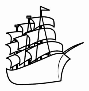 Desenho de Navio Desenho Colorir Imprimir 43