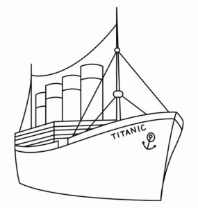Desenho de Navio Desenho Colorir Imprimir 45
