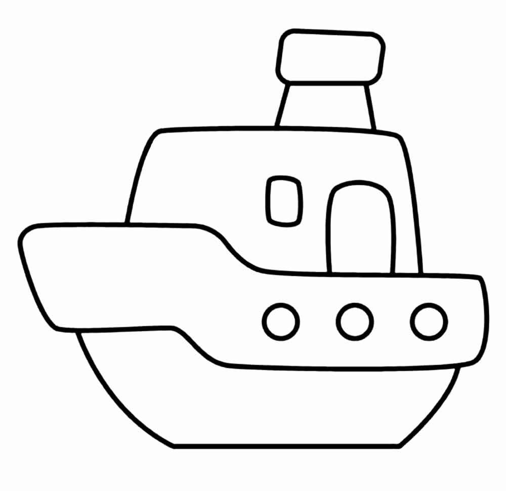 Desenho de Navio Desenho Colorir Imprimir 46