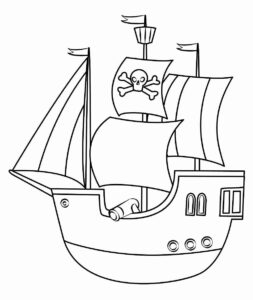 Desenho de Navio Desenho Colorir Imprimir 48