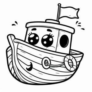 Desenho de Navio Desenho Colorir Imprimir 53