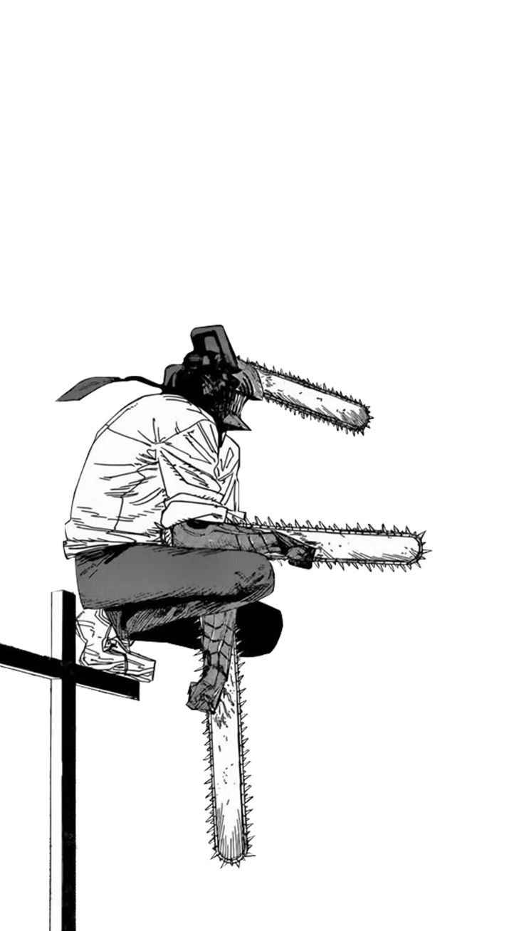 Desenho de Chainsaw Man Desenho Colorir Imprimir 05