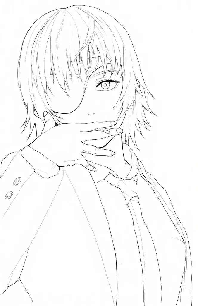 Desenho de Chainsaw Man Desenho Colorir Imprimir 06