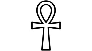 Desenho de Cruz Ansata Desenho Colorir Imprimir 4