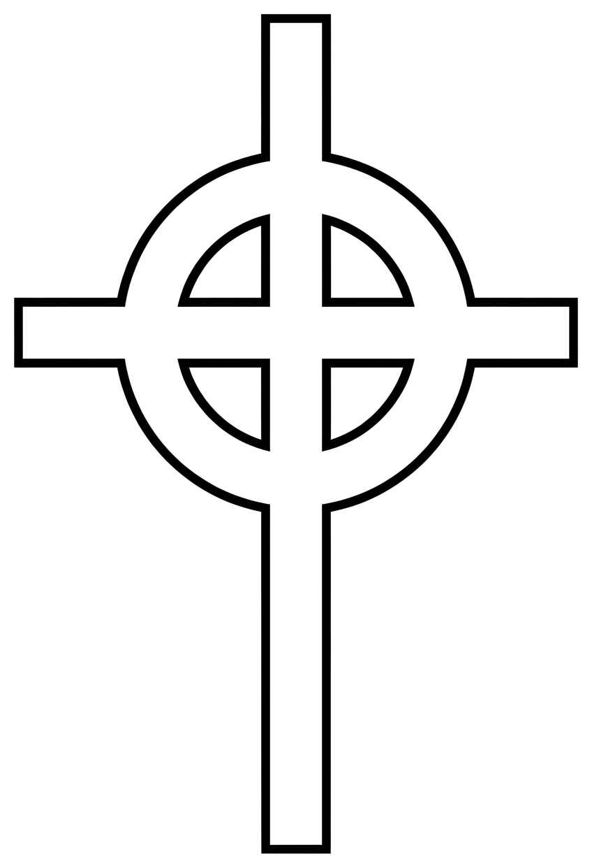 Desenho de Cruz Celta Desenho Colorir Imprimir 4